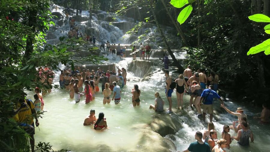 Falmouth: Dunn’s River Falls & Bamboo Beach Club VIP Access - Water Shoes and Slippery Rock Safety: Your Best Plan
