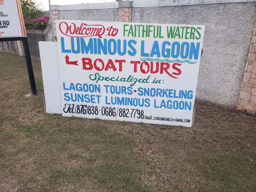 Falmouth: Luminous Lagoon Boat Tour - Where you meet Faithful Waters in Falmouth