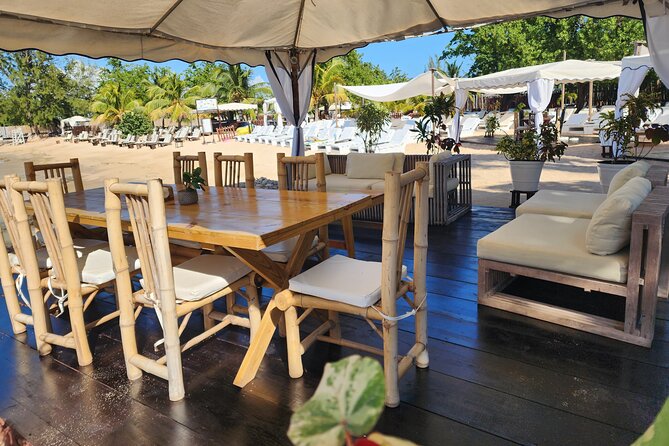 Falmouth Oceanfront Cabana Experience - Food, Drinks, and the $150 Credit Plan