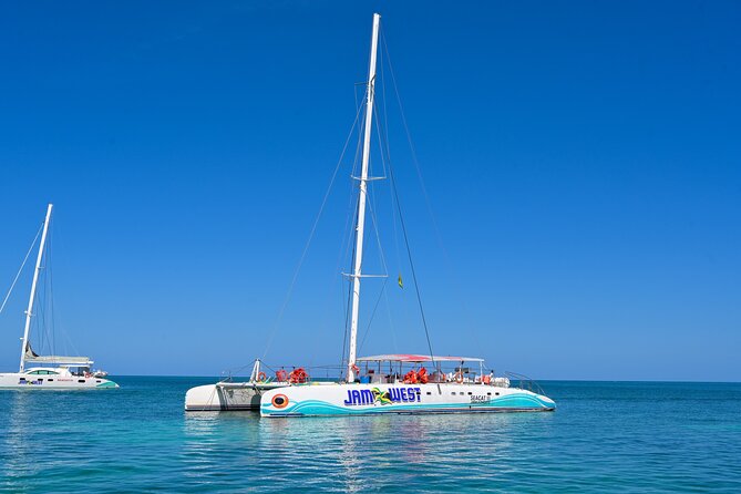 Family Catamaran Cruise from Jamwest Beach Negril Hotels - Jamwest Beach Park stop: the quick beach reset