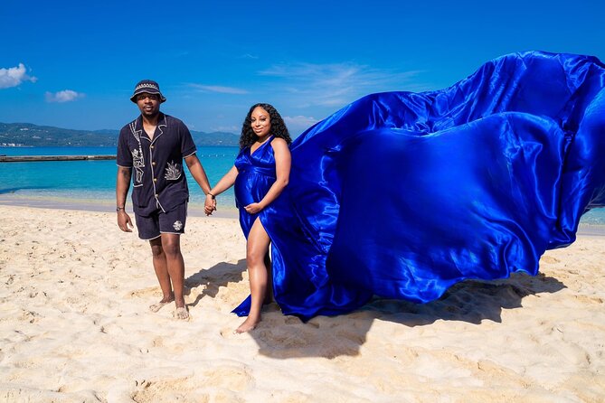 Flying Dress Photoshoot in Jamaica - Island-Wide Option: Montego Bay Base, Jamaica Follow-Up