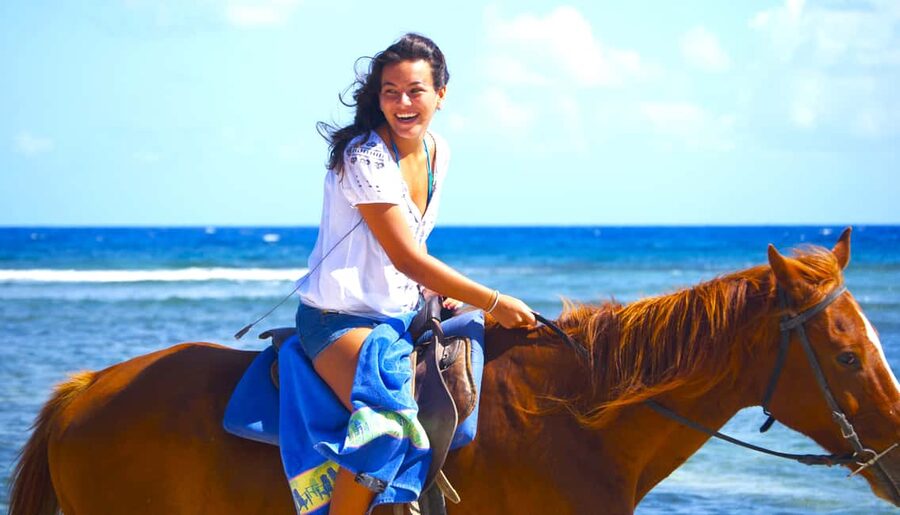 From Falmouth: Horseback Ride and Swim Beach Trip - The Safety Briefing and Your First Minutes on Horseback