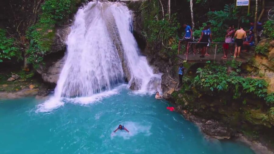 From Montego Bay: Blue Hole Waterfall Experience - Pools, caves, and clay: where relaxation fits right next to the thrills