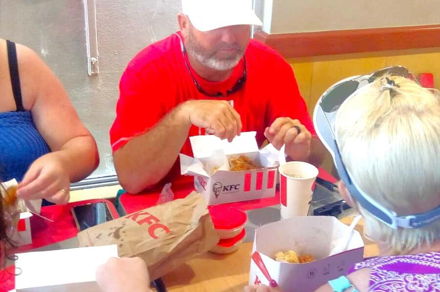 From Ocho Rios: Blue Hole Tour with Jamaican KFC Meal - The Jamaican KFC lunch that turns a half-day tour into a real meal