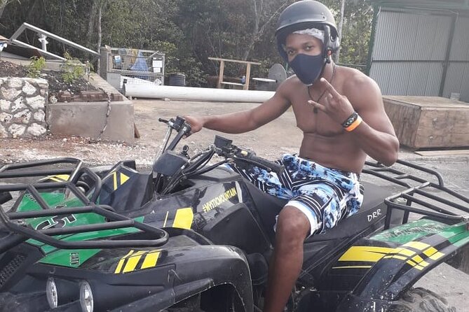 Full Day ATV, Ricks Café, Beach and Shopping Tour from Montego Bay - A Muddy ATV Start, Then Seven Mile Beach and Rick’s Cafe
