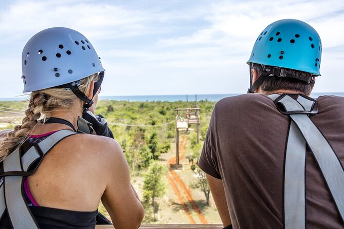 Full Day Jamwest Adventure Park with Welcome Drink - First stop energy: briefing, helmets, and equipment checks