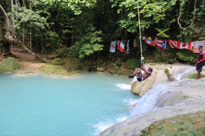 Full-Day Tour of Blue Hole and Dunn's River Falls, Including Fees - Key Highlights at a Glance