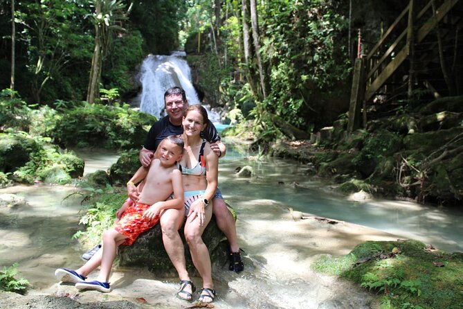 Full-Day Tour of Blue Hole and Dunn's River Falls, Including Fees - Blue Hole: Rope Swings, Jungle Water, and Trained Lifeguards