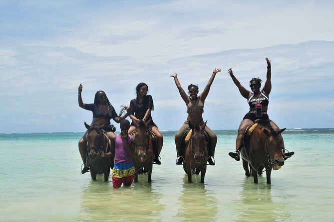 Horse Back Riding and Blue Hole From Montego Bay - Horseback Riding to the Beach: What to Expect and How to Prepare