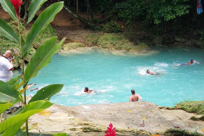 Horseback Ride, Bamboo Rafting and Bluehole/Secret Falls Tour from Montego Bay - White River Bamboo Rafting: Calm Scenery With a Marketplace Reality Check
