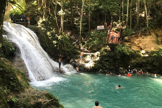 Horseback Ride, Blue Hole, Secret Falls, River Rafting & Tubing - Getting there: air-conditioned pickup from Montego Bay, Falmouth, and Ocho Rios