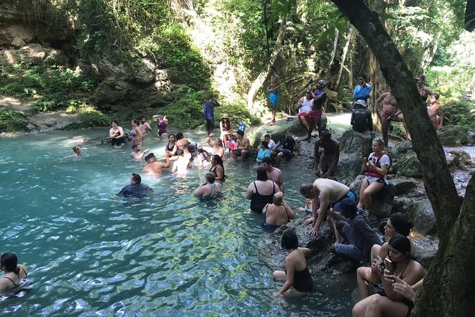 Horseback Ride, Blue Hole, Secret Falls, River Rafting & Tubing - The horseback ride segment: a break from water, with a more local feel