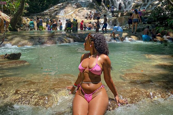 Horseback Ride , Dunns River Falls & Blue Hole From Montego Bay - Dunns River Falls: The 1-Hour Hike Experience Where Water Does the Work