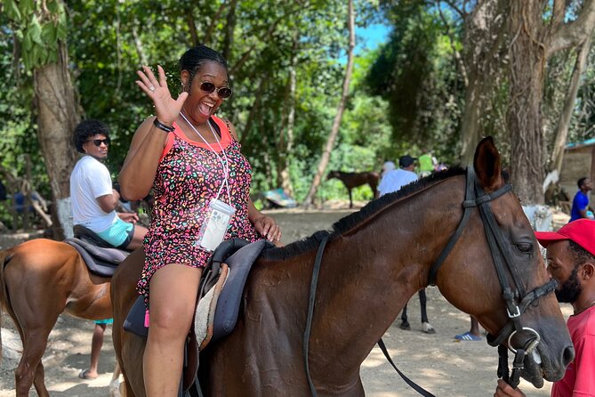 Horseback Ride , Dunns River Falls & Blue Hole From Montego Bay - Blue Hole Secret Falls: Swim, Swing, and Jump in the Turquoise Pools