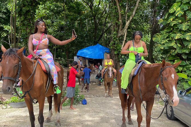 Horseback Riding and Swimming then Dunn's River Falls - The drive to the stables: quick, organized, and built around check-in