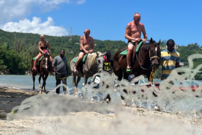 Horseback Riding and Swimming then Dunn's River Falls - Horseback Riding Through the Ocean: what it feels like and what to expect