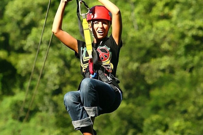 Horseback Riding, ATV and Ocean Zip lining combo from Montego Bay - ATV safari, lunch reset at Jungle Outpost, plus rappelling and more ziplining
