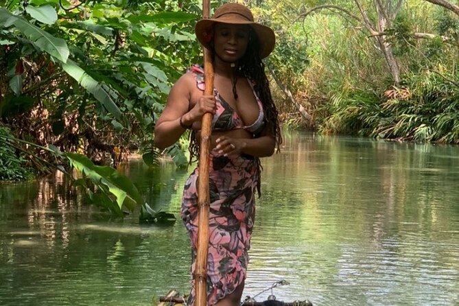 Horseback riding + Bamboo river rafting tour from Ocho Rios - Stop 1: Bamboo raft time on the White River