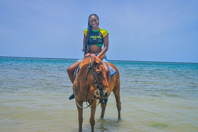 Horseback riding & bluehole secret falls from Montego Bay - Dunns River Falls: how to handle the slippery climb