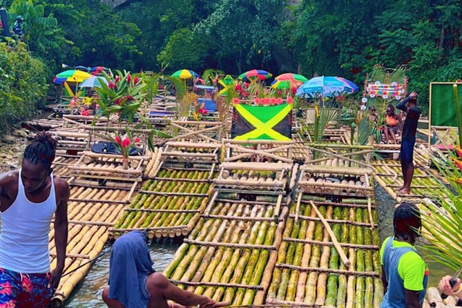 Jamaica Experience Bundle - Bamboo Rafting: Calm River Time and the Optional Limestone Massage