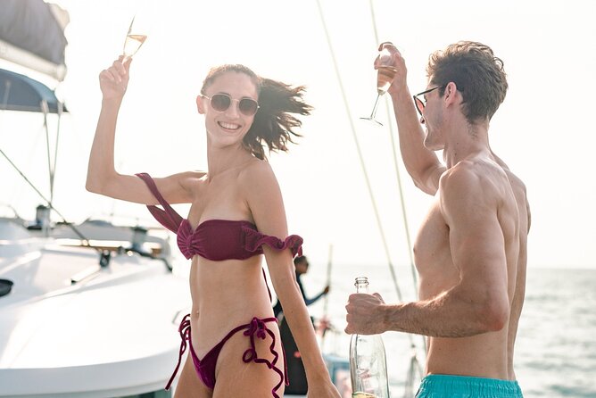 Jamwest Beach Negril Family Catamaran Cruise Pick up from Lucea - Snorkeling stop in Negril: colorful reef time with equipment provided
