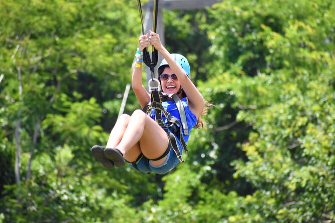 Jamwest: Zipline, Cultural Ride, and ATV Off-Road Adventure - Stop 1 at Jamwest: the Reggae Zip-Line Challenge