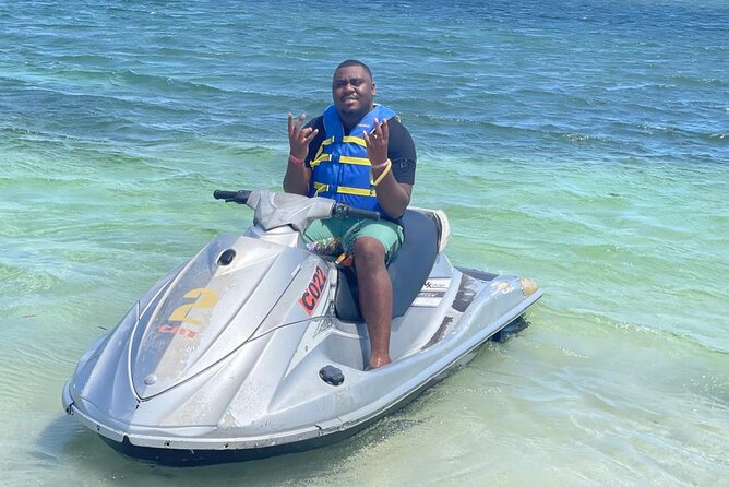Jet Ski and Margaritaville day vibes. - Montego Bay’s jet ski plus Hip Strip Margaritaville vibe