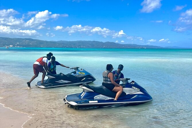 Jet Ski in Montego Bay - Meet the ride at a beach scene, not a parking lot