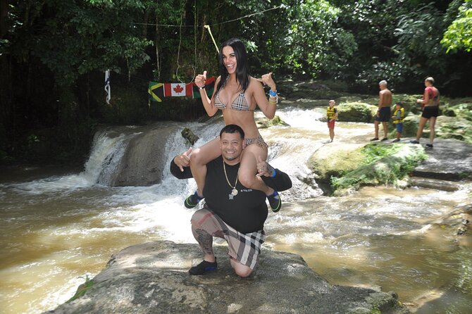 Kennedy's Horseback riding, Blue Hole and Secret Falls from Montego Bay - One Hour of horseback riding through the woods, then into the Caribbean