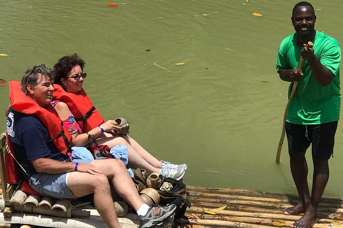 (Martha Brae River) Bamboo Rafting - On-Raft Stops for Swimming, Music, and River Shopping