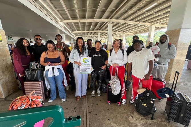 Montego Bay Airport Transfers ( Round Trip-Montego Bay Hotels) - Finding your driver at arrivals, logos, names, and your mobile ticket