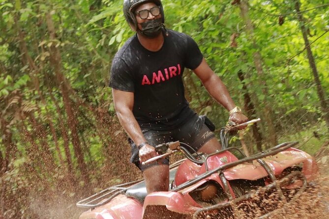 Montego Bay ATV Ride & Bamboo Rafting With Limestone Foot Massage - Bamboo Rafting on the Great River, Plus Limestone Foot Massage in Lethe