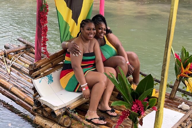 Montego Bay Bamboo Rafting Tour with Limestone Foot Massage - What happens on the water: views, swimming pauses, and riverside vendors