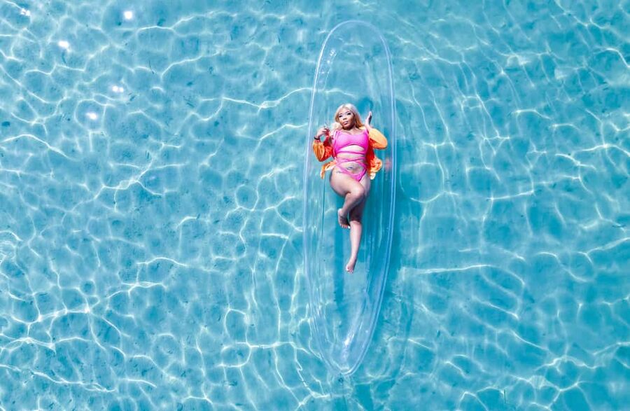 Montego Bay: Crystal Clear Kayak Drone singles Photo Shoot - Transparent Kayak Time in Montego Bay’s Crystal-Clear Water