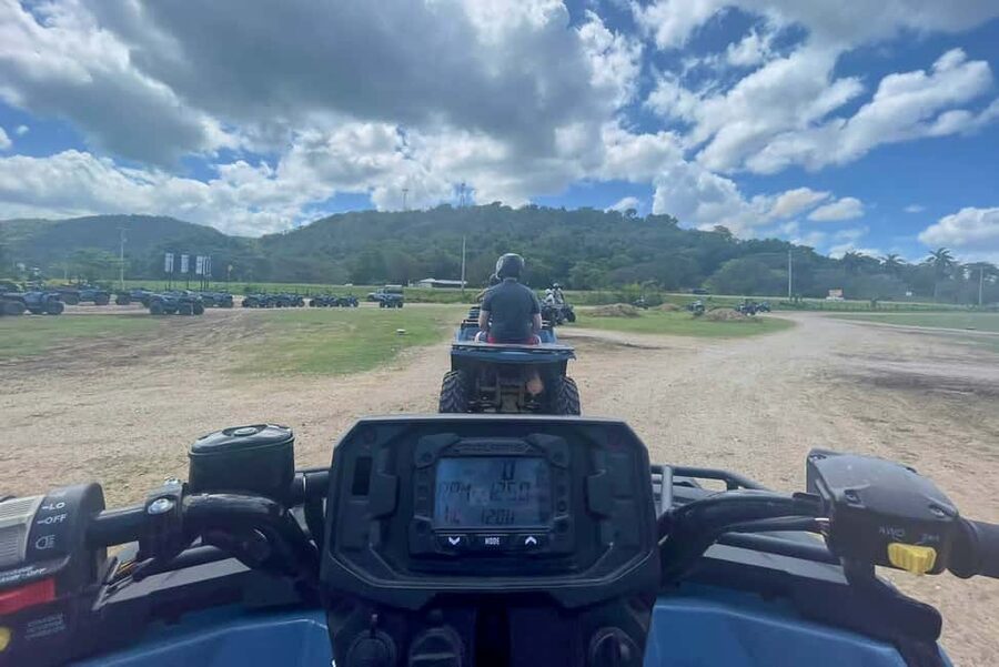 Montego Bay: Day Trip with Zipline, ATV, and Horseback Ride - ATV quad bike riding: fun, control, and dust management