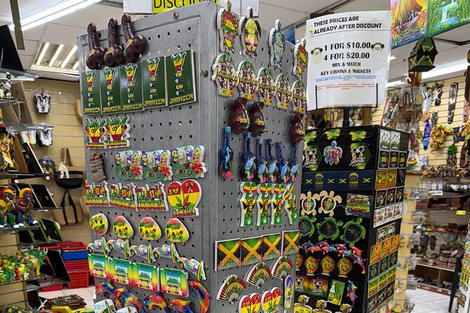 Montego Bay & Falmouth Hotels, Souvenir Shopping and sightseeing - The value of a $60 souvenir and sightseeing stop