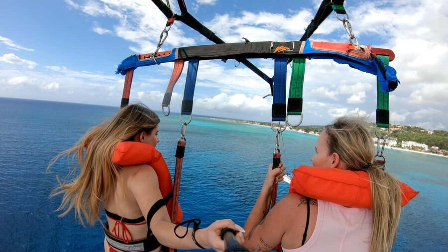 Montego Bay: Parasailing and Jet Ski Combo with Pickup - Jet ski time: 30 minutes of speed, solo or tandem options