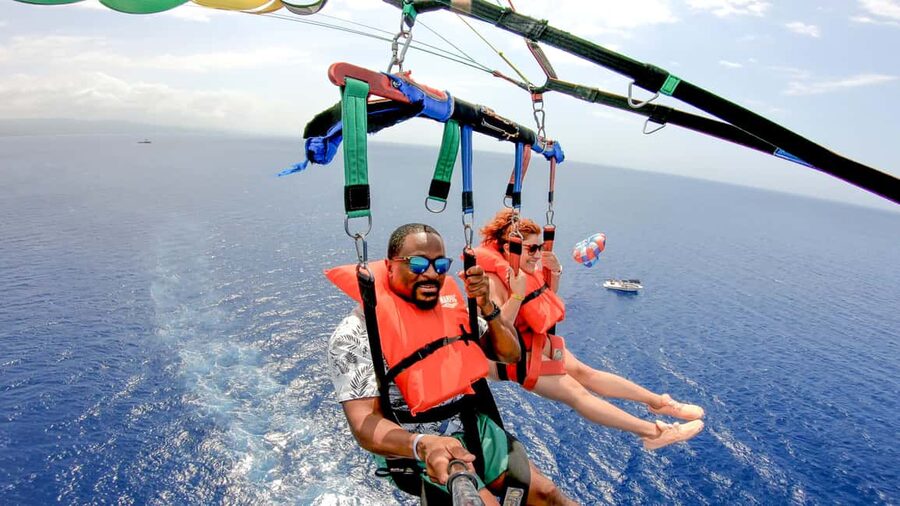 Montego Bay: Parasailing and Jet Ski Combo with Pickup - Pickup, clean van service, and the St. James Parish stop