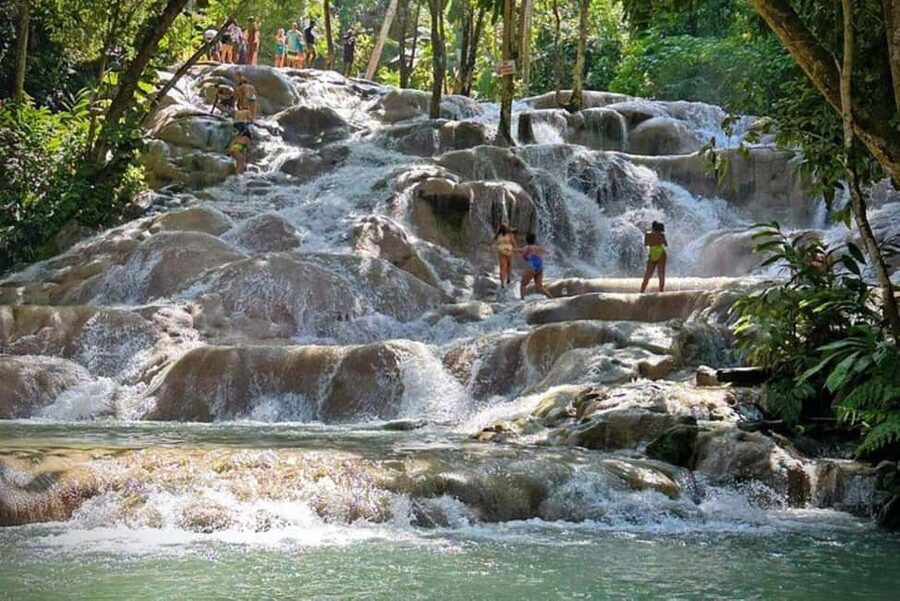 Montego Bay: Private Dunn's River Falls and Blue Hole Tour - From Montego Bay to Ocho Rios, you travel in comfort