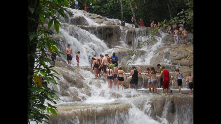 Montego Bay: River Rafting and Dunn's River Falls Day Trip - Bamboo Rafting on the Rio Nuevo River: Calm Water, Real Nature Time