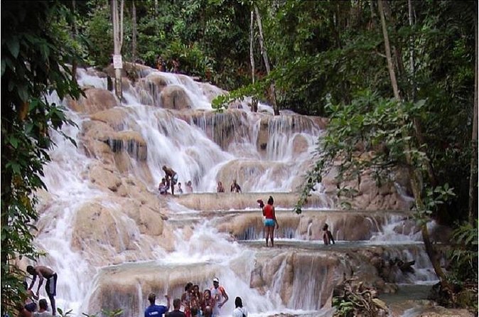 Montego Bay to Dunn's River Falls Half-Day Trip - The top view and how long you really get to enjoy it