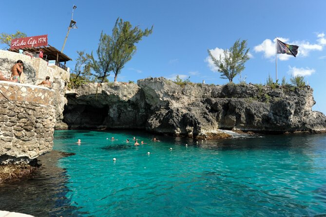 Negril Private and Public Beach with Ricks Cafe from Montego Bay - Calico Jack’s Pirate Island: fun to look at, extra cost if you go