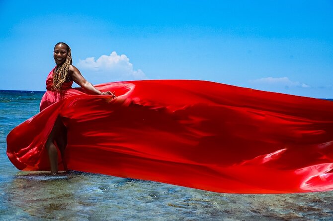 OceanShootJamaica Flying Dress, Montego Bay - Photos after the shoot: unlimited shots, then the edited picks