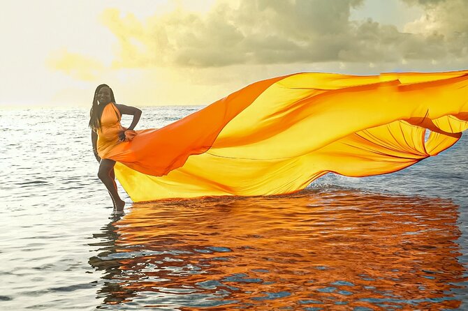 OceanShootJamaica Flying Dress, Montego Bay - The 2-hour flow, from pickup to your pose time