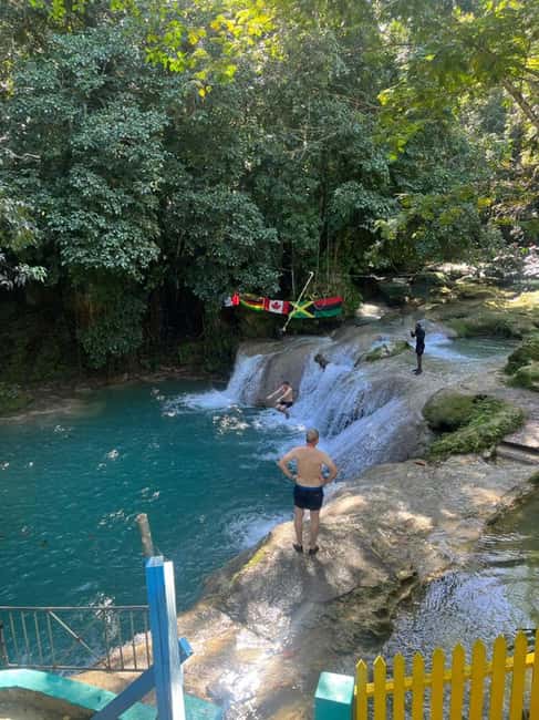 Ocho Rios: Blue Hole and Bamboo River Rafting - Blue Hole at Island Gully Falls: why this waterfall feels different