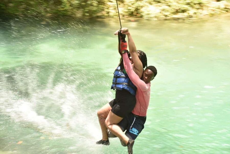 Ocho Rios: Dunn's River Falls and Blue Hole Combo Tour - Swimming at the base: cool off where the falls settle
