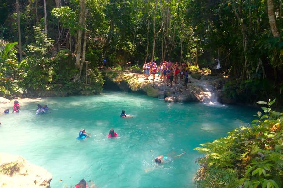 Ocho Rios: Irie Blue Hole and River Tubing Tour - The stream hike: pools, mini waterfalls, and a slower pace break