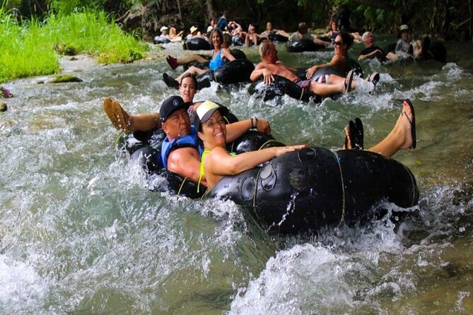 Ocho Rios Water Action Package (Blue Hole, Tubing & Dunns River) - Stop 3: White River tubing, float the current and keep it simple