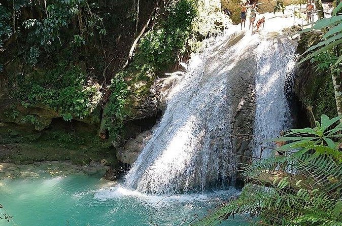 Original Blue Hole St. Ann Ocho Rios Jamaica Admission Fee Ticket - Rope swing and ramp or waterfall jumps for adrenaline fans