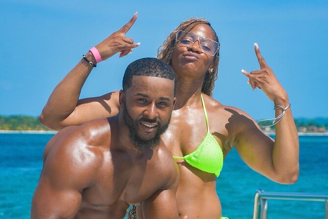 Party Catamaran Sunset Ricks Cafe Negril Open Bar and DJ - Ricks Cafe: cliff pool, drinks, jerk food, and cliff jumping options